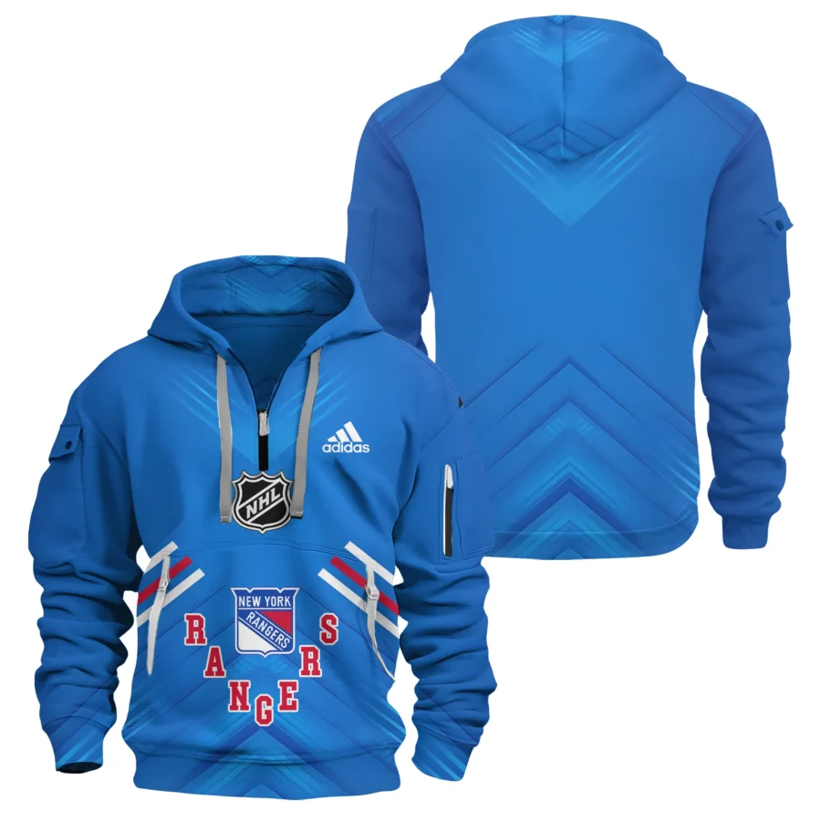 NHL25-26 Men's New York Rangers Adidas Hoodie Zip Limited NYR32