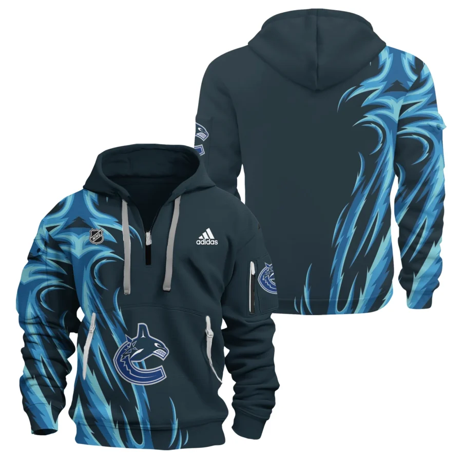 NHL25-26 Men's Vancouver Canucks Adidas Hoodie Zip Limited VAN61