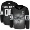 NHL25-26 Men's Los Angles Kings Adidas Limited Custom Jersey LAK72