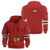 NHL25-26 Men's Chicago BlacKhawks Adidas Hoodie Zip Limited CBK82