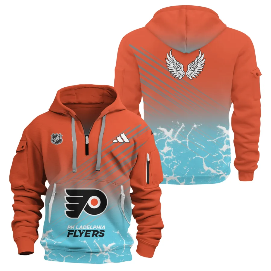 NHL25-26 Men's Philadelphia Flyers Adidas Hoodie Zip Limited PLF42
