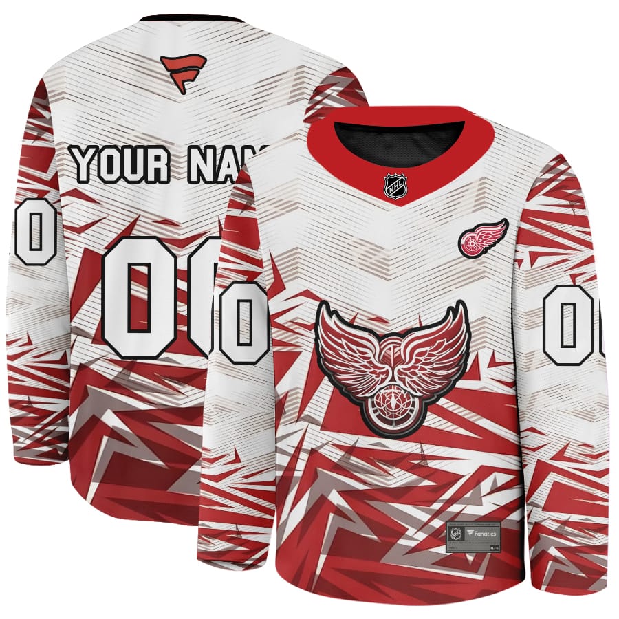 NHL25-26 Men's Detroit Red Wings Fanatics Limited Custom Jersey DRW142