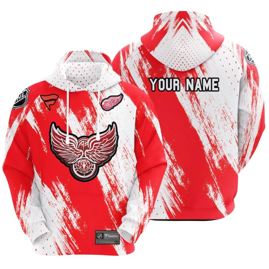 NHL25-26 Men's Detroit Red Wings Fanatics Hoodie Limited DRW143