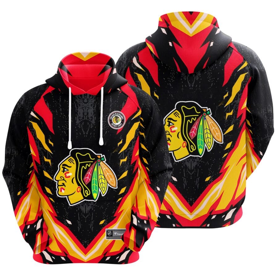 NHL25-26 Men's Chicago Blackhawks Fanatics Hoodie Limited CBK111