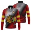 NHL25-26 Men's Chicago Blackhawks Fanatics Sweatshirt 1/4 Zip Limited SW13
