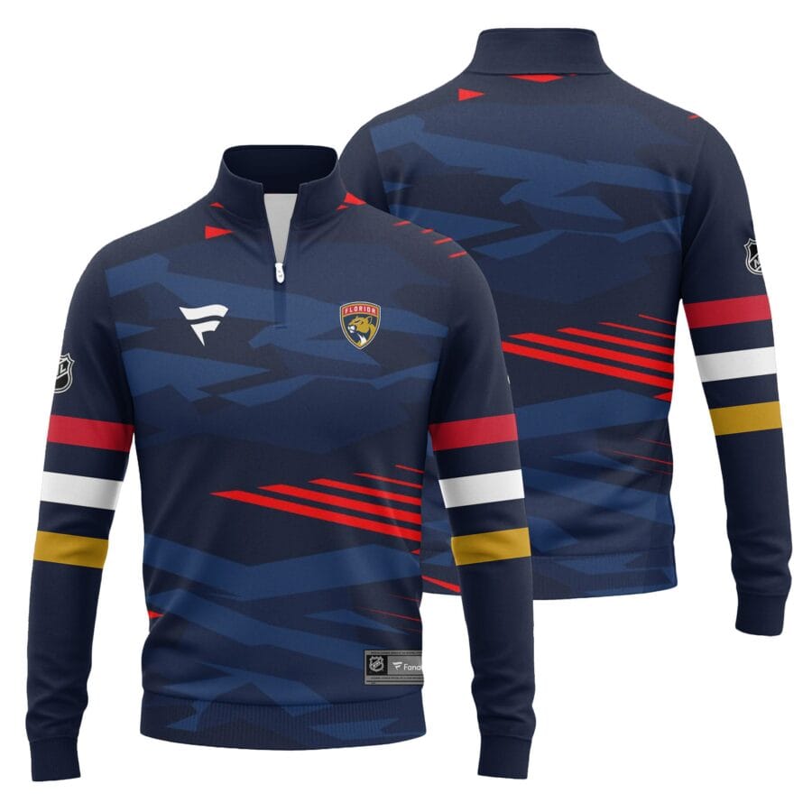 NHL25-26 Men's Florida Panthers Fanatics Sweatshirt 1/4 Zip Limited SW14