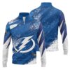 NHL25-26 Men's Tampa Bay Lightning Fanatics Sweatshirt 1/4 Zip Limited SW06