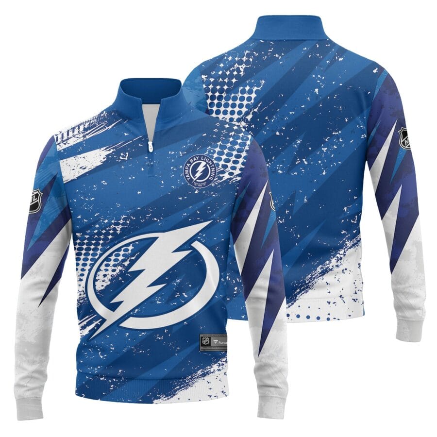 NHL25-26 Men's Tampa Bay Lightning Fanatics Sweatshirt 1/4 Zip Limited SW06