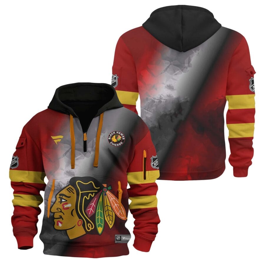 NHL25-26 Men's Chicago Blackhawks Fanatics Limited Hoodie Zip HDZ13
