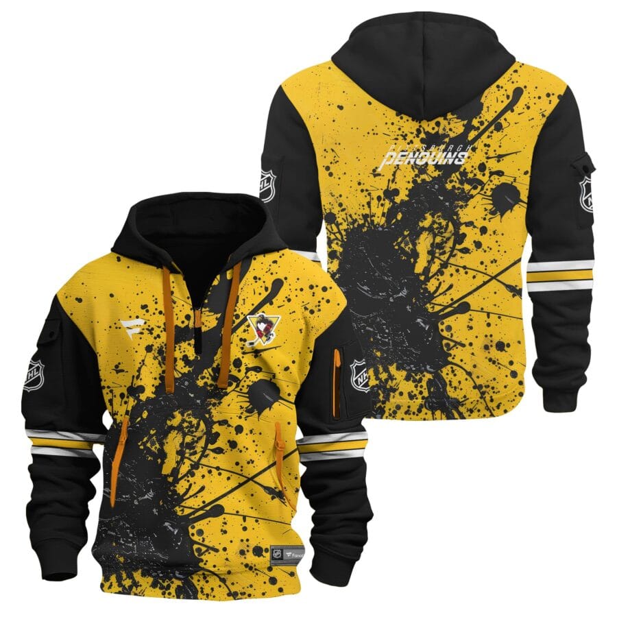 NHL25-26 Men's Pittsburgh Penguins Fanatics Limited Hoodie Zip HDZ04