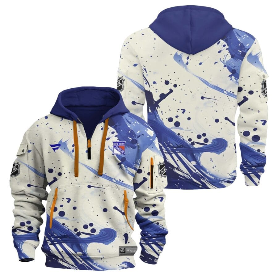 NHL25-26 Men's New York Rangers Fanatics Limited Hoodie Zip HDZ08