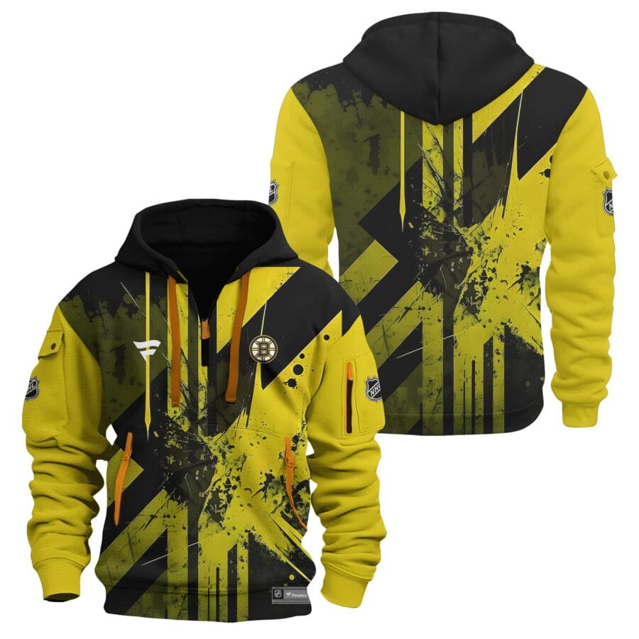 NHL25-26 Men's Boston Bruins Fanatics Limited Hoodie Zip HDZ19
