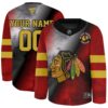 NHL25-26 Men's Chicago Blackhawks Fanatics Limited Custom Jersey CBK112