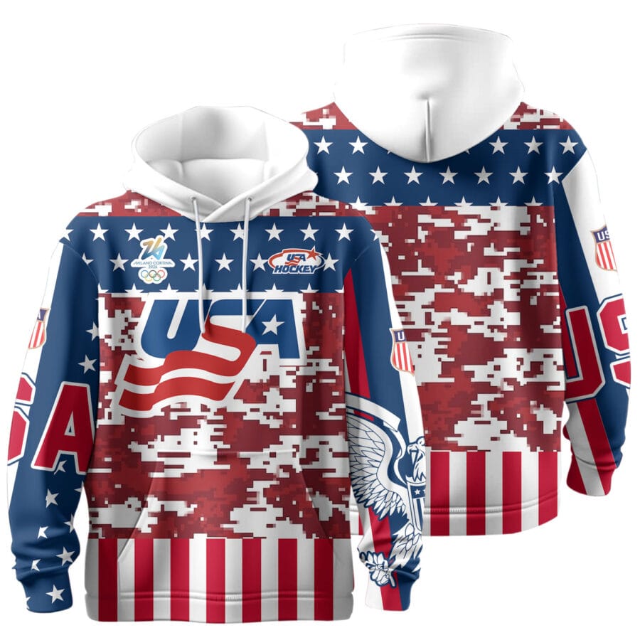 Team USA Hockey – Winter Olympics 2026 Hoodie US65