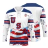 Team USA Hockey – Winter Olympics 2026 Jersey US72