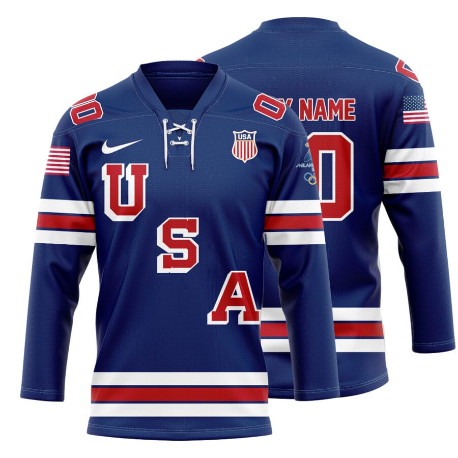 Team USA Hockey – Winter Olympics 2026 Custom Jersey US68