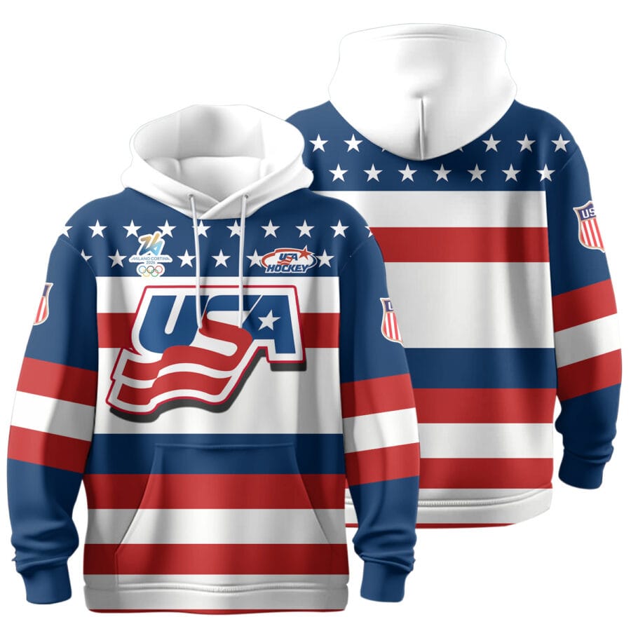 Team USA Hockey – Winter Olympics 2026 Hoodie US64