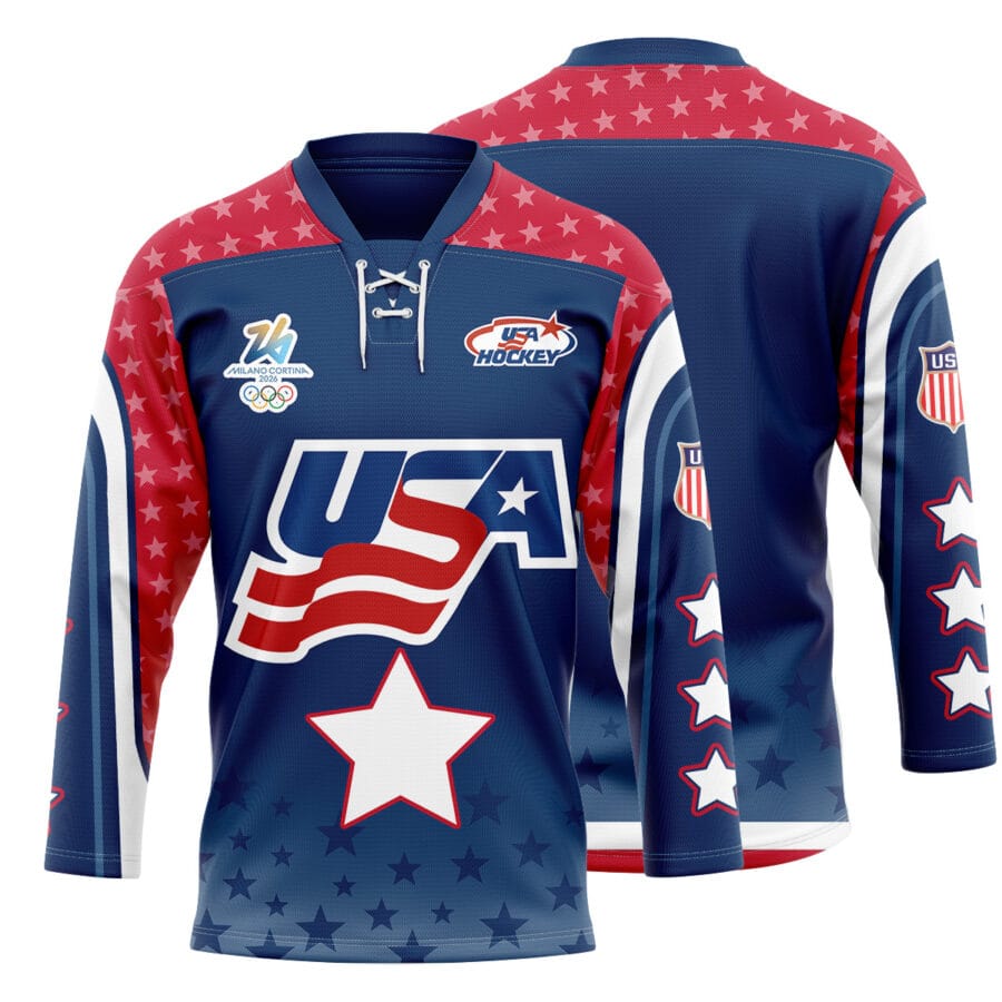 Team USA Hockey – Winter Olympics 2026 Jersey US62