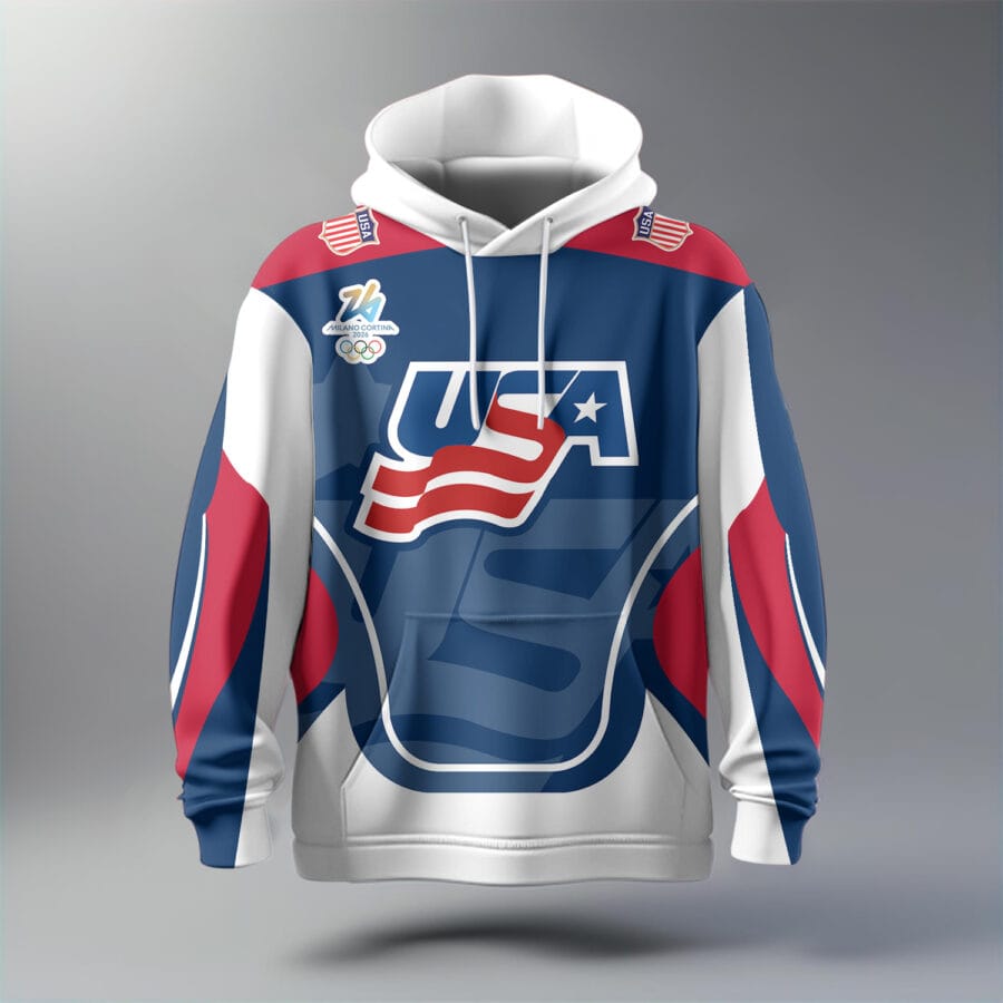Team USA Hockey – Winter Olympics 2026 Hoodie US61