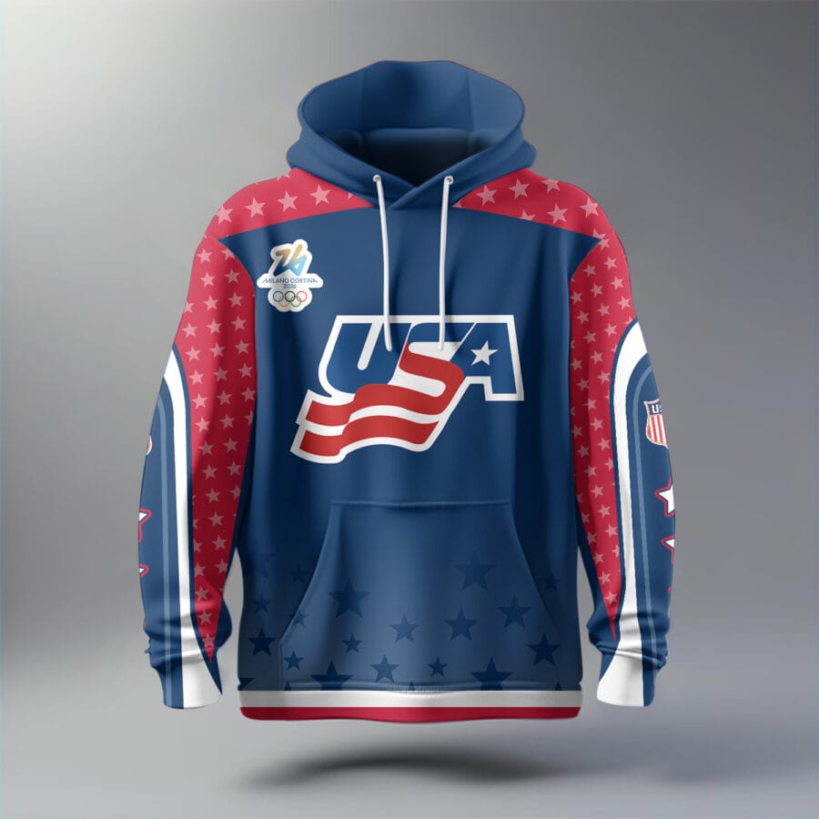 Team USA Hockey – Winter Olympics 2026 Hoodie US62