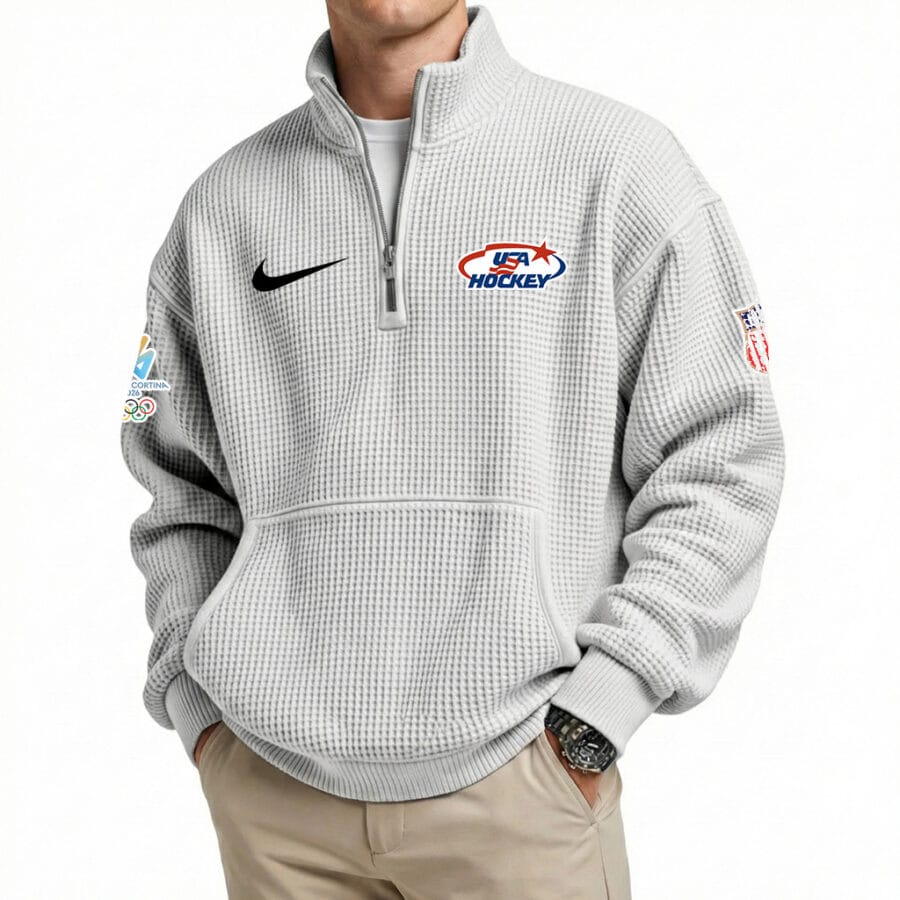 Winter Olympics 2026-Team USA Hockey Quater Zip US260 - All Color
