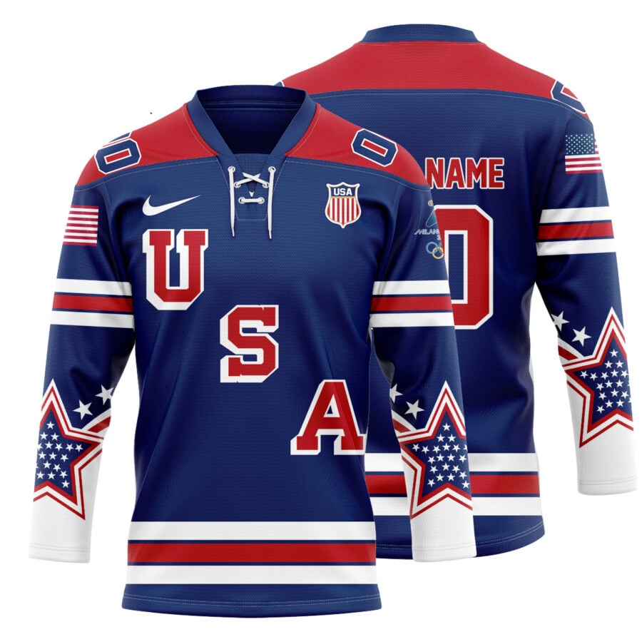 Team USA Hockey – Winter Olympics 2026 Personalized Jersey US71