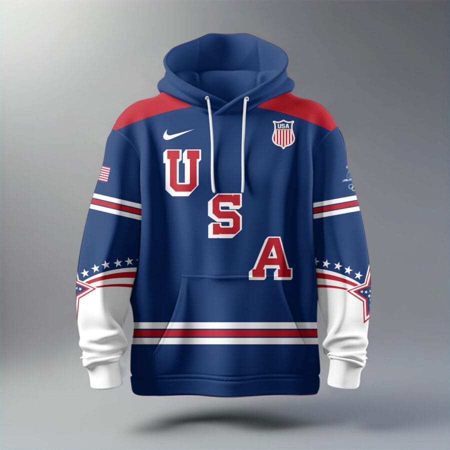 Team USA Hockey – Winter Olympics 2026 Hoodie US71