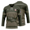 Winter Olympics 2026-Team USA Hockey Military Green Pro Jersey US2551