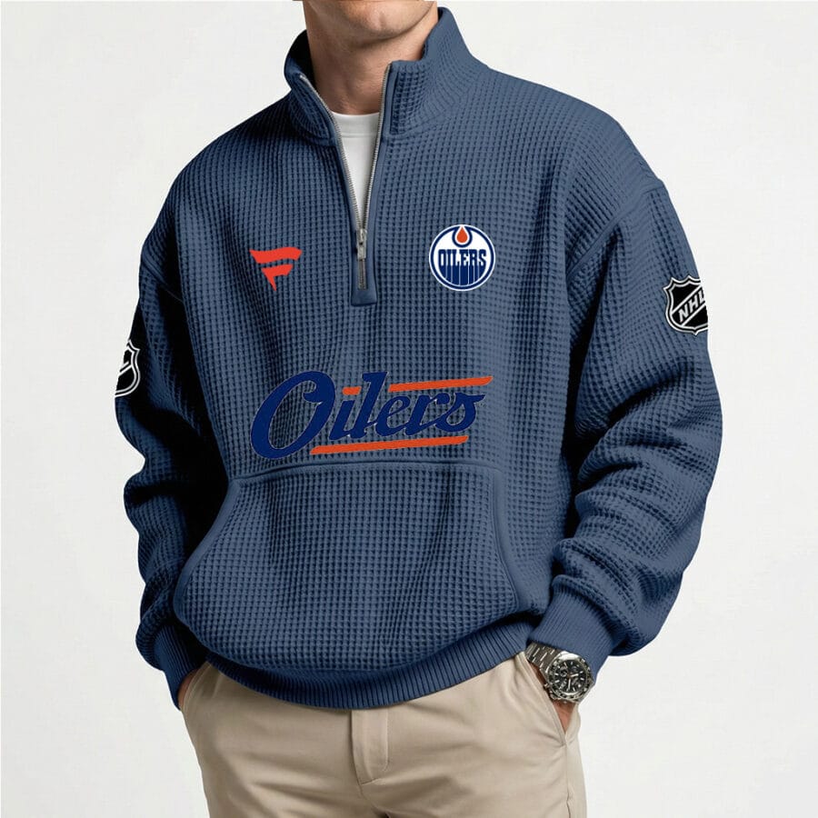 Men’s Edmonton Oilers Fanatics Quarter Zip EO260