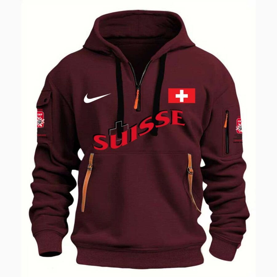 2026 IIHF Ice Hockey World Championship - Team Switzerland Hoodie Zip SL10