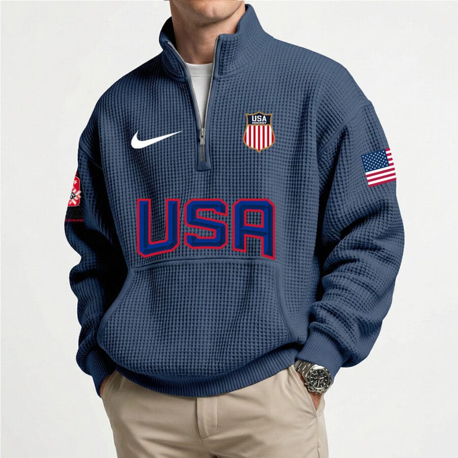 2026 IIHF Ice Hockey World Championship – Team USA Quarter Zip US10