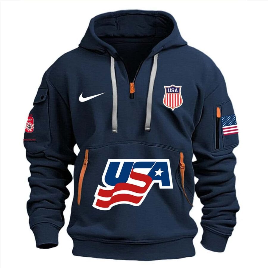 2026 IIHF Ice Hockey World Championship - Team USA Hoodie Zip US10