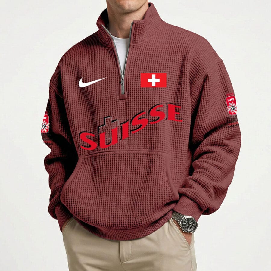 2026 IIHF Ice Hockey World Championship – Team Switzerland Quarter Zip SWZIF 10