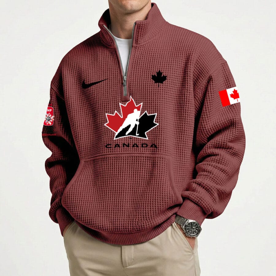 2026 IIHF Ice Hockey World Championship – Team Canada Quarter Zip CAIF10