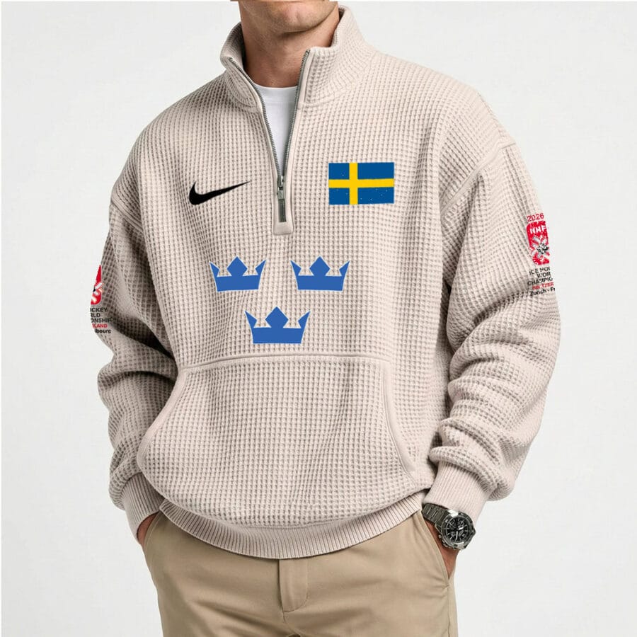 2026 IIHF Ice Hockey World Championship – Team Sweden Quarter Zip SDIF 10