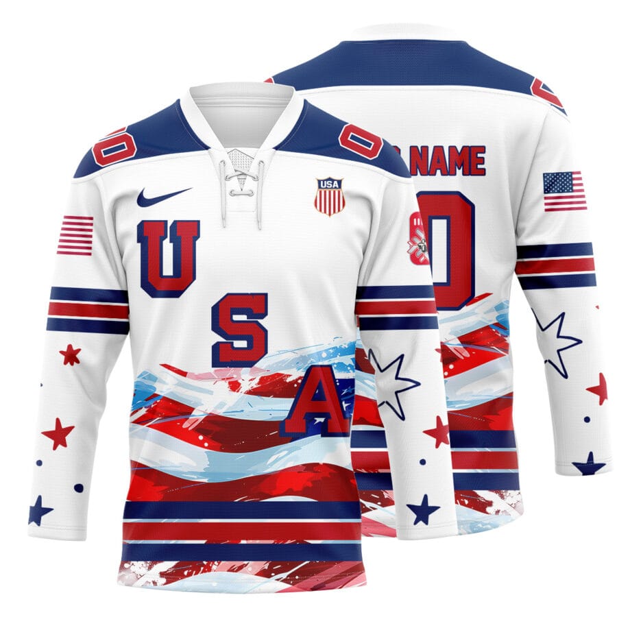 IIHF 2026-Team USA Hockey Custom Jersey 1005